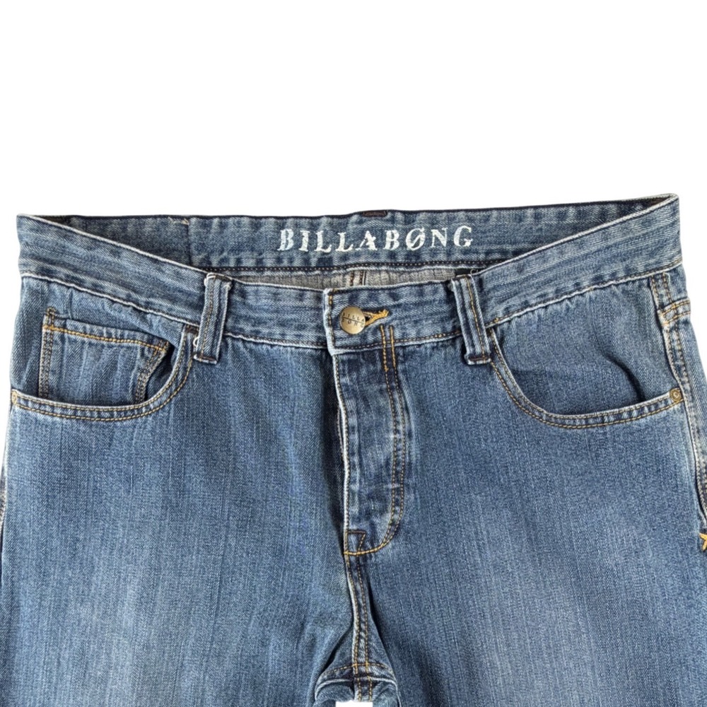 Y2K Billabong Climate Mens 34 Organic Cotton Narrow‎ Tapered Leg Jeans